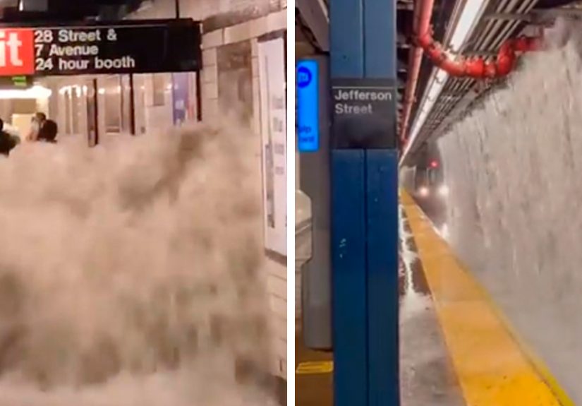 30 Photos From The Apocalyptic Flooding That Hit New York City