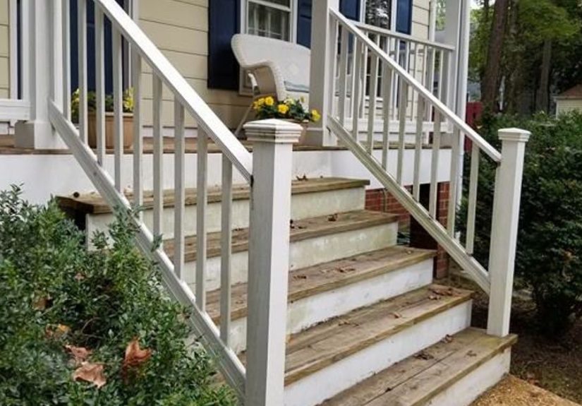 DIY Front Porch Railing Replacement Project