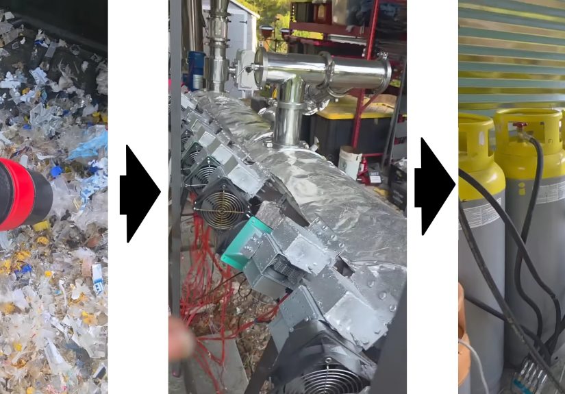 Solar Powered Pyrolysis Facility Converts Scrap Plastic Into Fuel