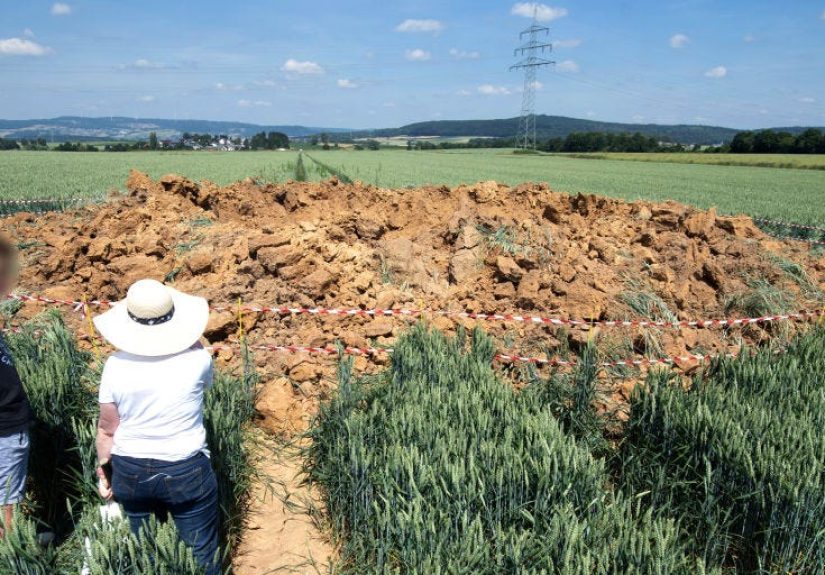 World War II Bomb Explodes 75 Years Later, Creates Massive Crater in German Field