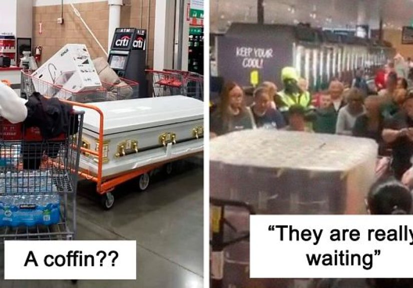 26 Photos Of Americans Panic Buying Things That Got Others Confused About What They Were Thinking