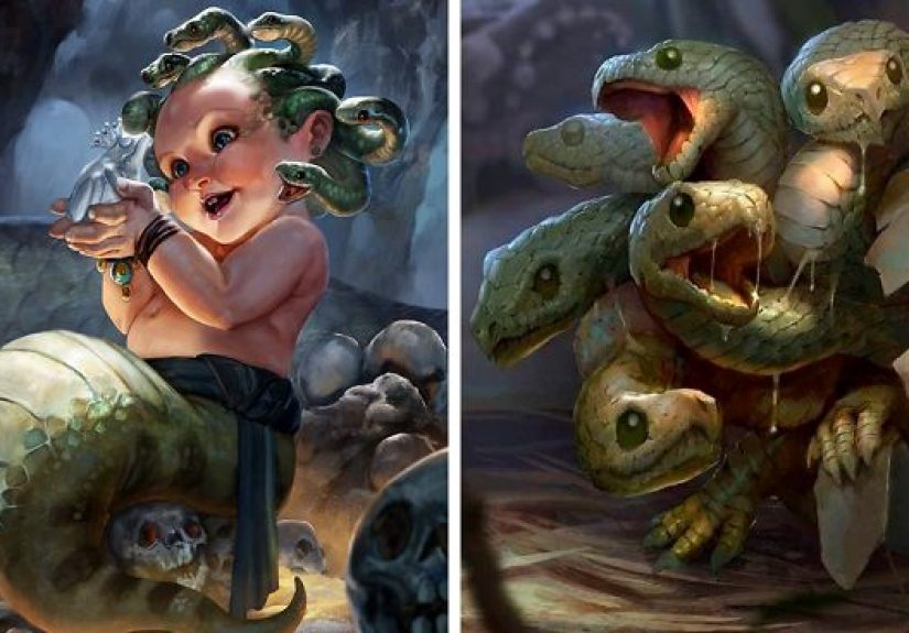 Artist Portrays Mystical Creatures In Their Vulnerable Form – When They Were Still Babies (30 Pics)