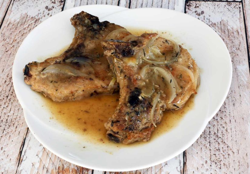 Baked Pork Chops With White Wine Recipe