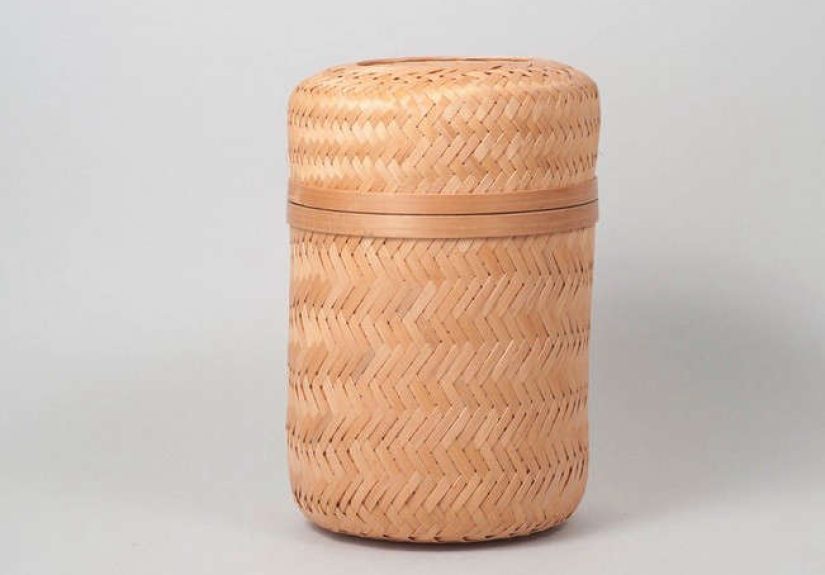 Bamboo Storage Jar With Lid