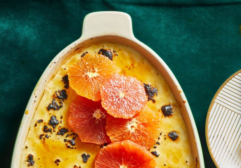 Best Brûléed Rice Pudding with Honeyed Citrus Recipe - How To Make Brûléed Rice Pudding with Honeyed Citrus