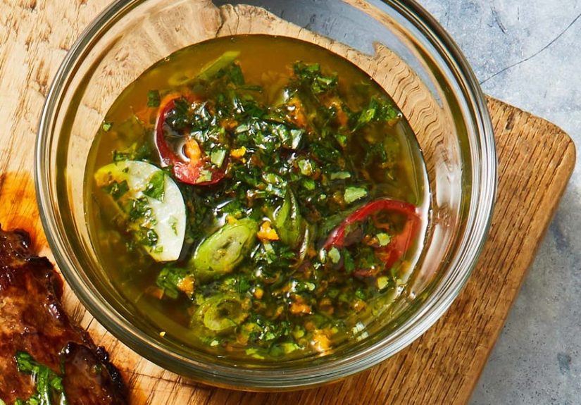 Best Orange-Spiked Chimichurri Recipe - How To Make Orange-Spiked Chimichurri