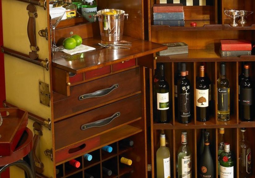 Campaign Furniture Home Bar