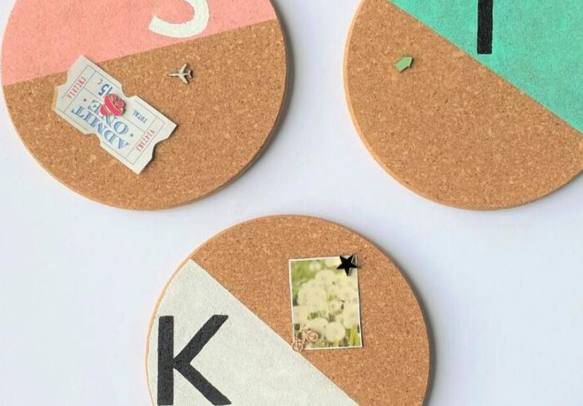 DIY Painted Corkboards