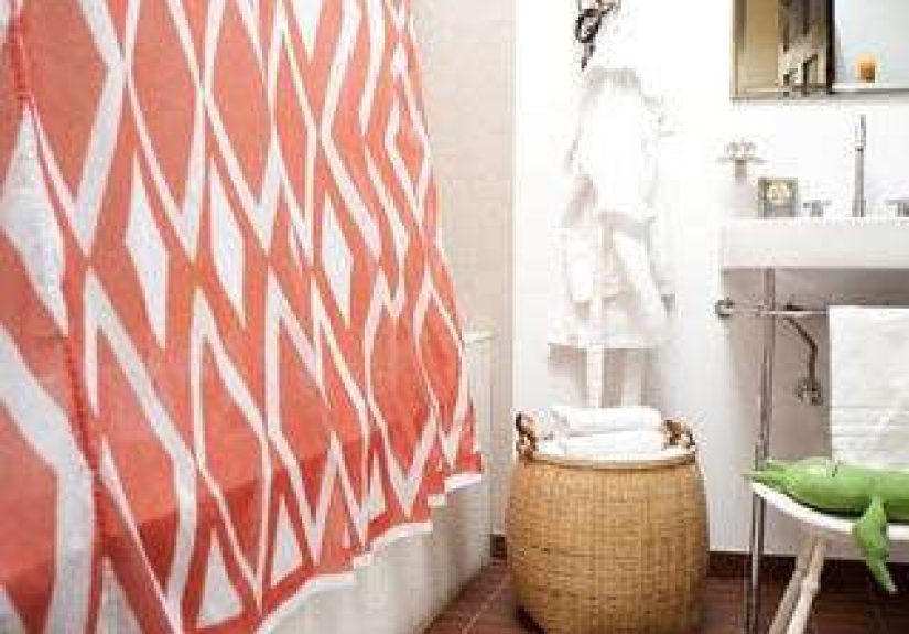 Fabrics & Linen: Beat Shower Curtain by Jeanine Hays