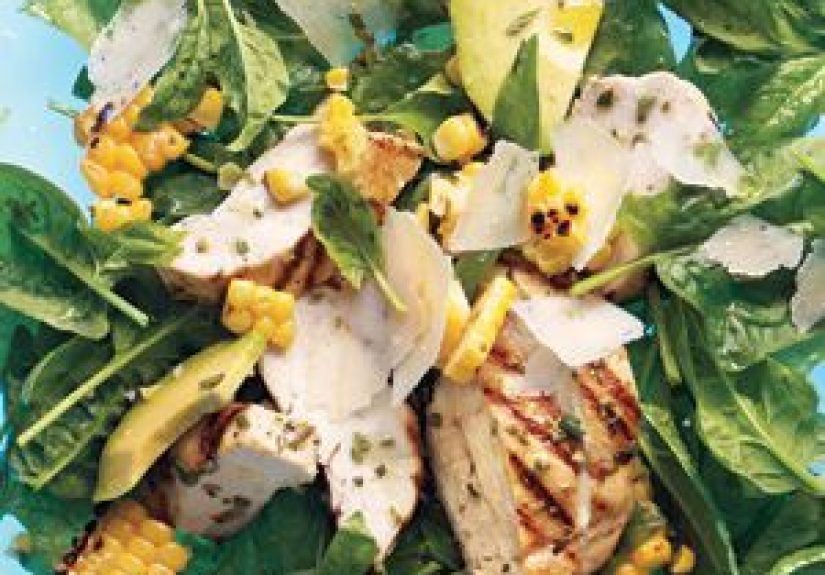 Grilled Chicken and Corn Salad With Avocado Recipe