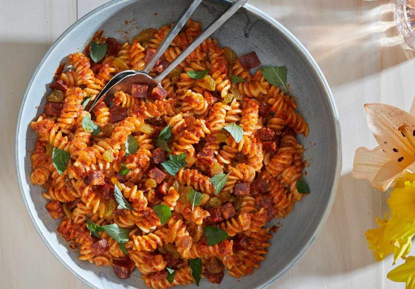 Hazelnut Romesco Pasta Salad Recipe