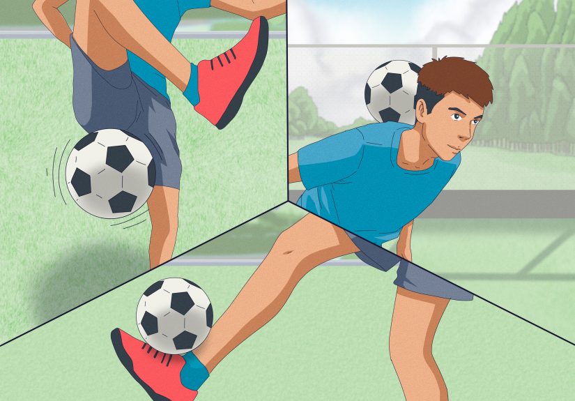 How to Do Freestyle Football Tricks: 8 Steps