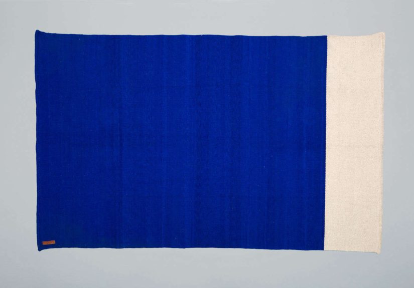 Lagos del Mundo’s Blue Woven Rug Large