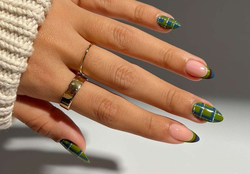Plaid Nail Art Is the Cozy Fall Trend Everyone’s Wearing Right Now