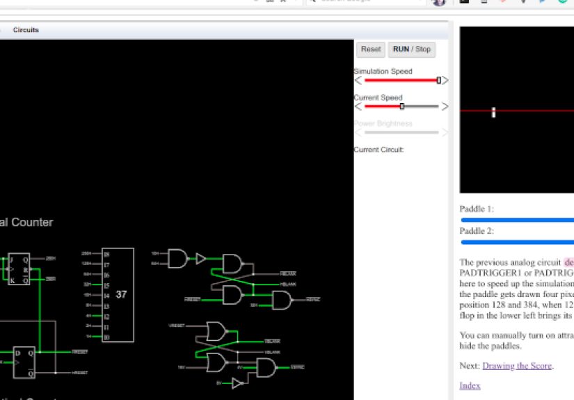 Pong In Hardware… Virtually