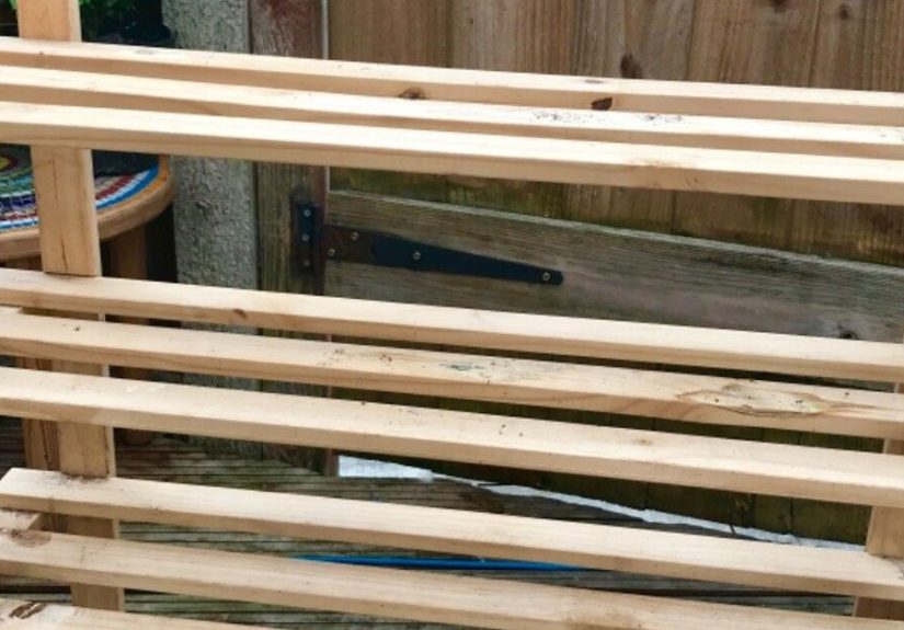 Transform Your Old Shoe Rack Into A Garden Display