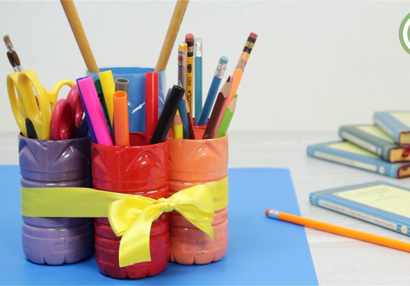 3 Ways to Make a Pencil Holder from a Water Bottle