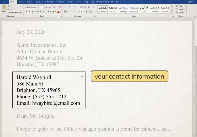 4 Ways to Write an Application Letter