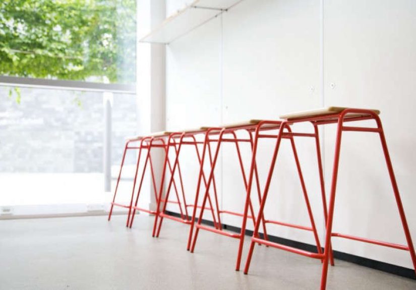 An Irish Designer Reinterprets the Industrial Stool for Working Girls