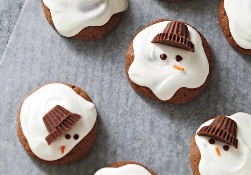Chocolaty Melted Snowmen Cookie Recipe