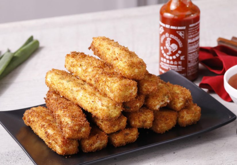 Crab Rangoon Mozzarella Sticks