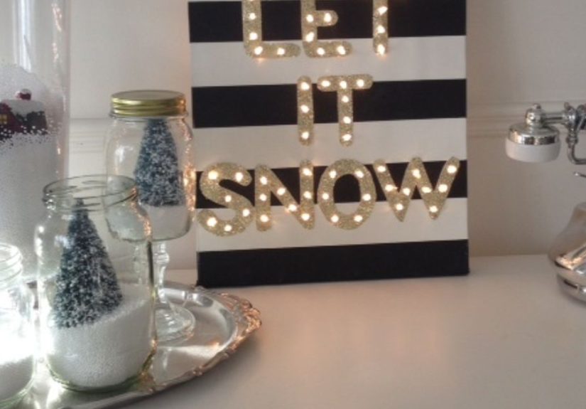 DIY Winter Marquee