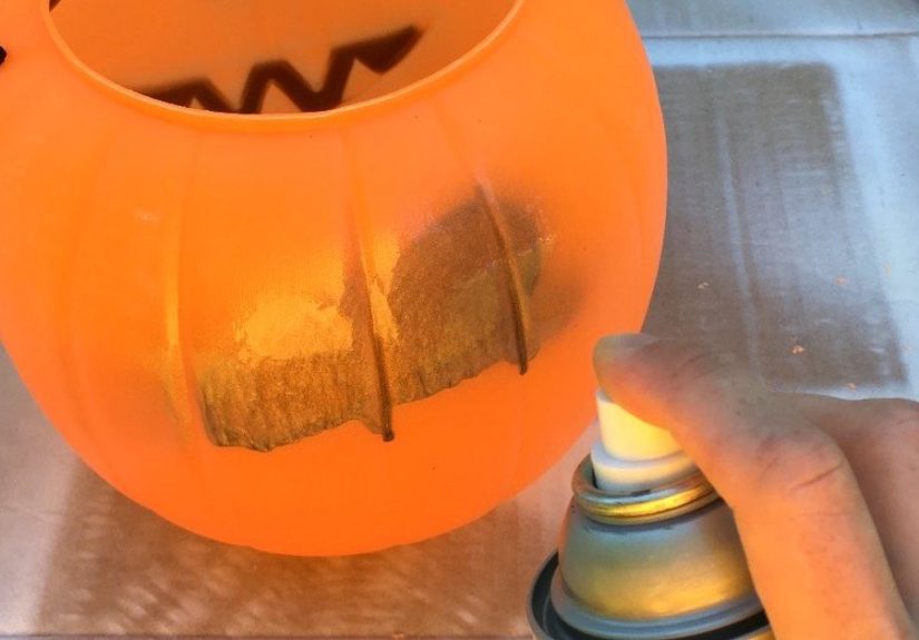 Easy Dollar Tree Pumpkin Makeover