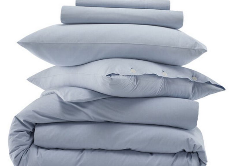 Exposed Button Vintage Washed Cotton Percale Set