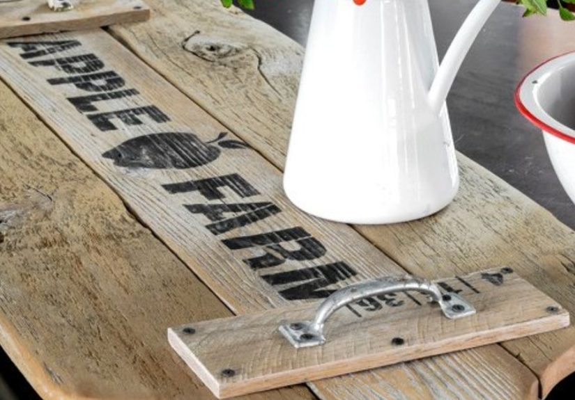 From Broken Fence to SUPER SIZED Antique Cutting Board Tray!