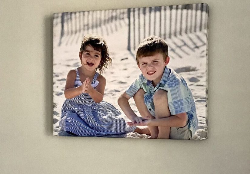 How to Build a Simple DIY Canvas Frame From Lattice Wood and Moulding