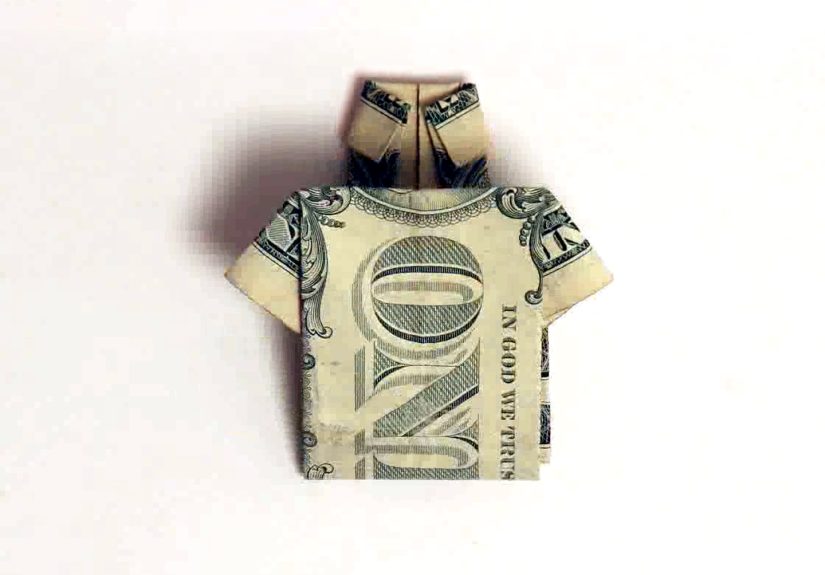 How to Make a Shirt out of a One Dollar Bill: 8 Steps