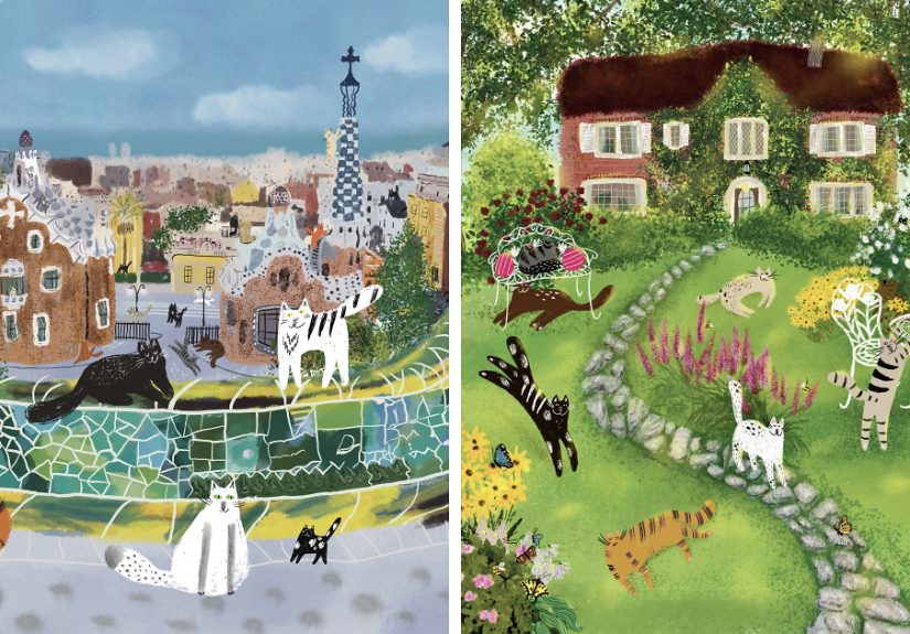 I Created Whimsical Cat Illustrations To Make Our World A Bit Happier (11 Pics)