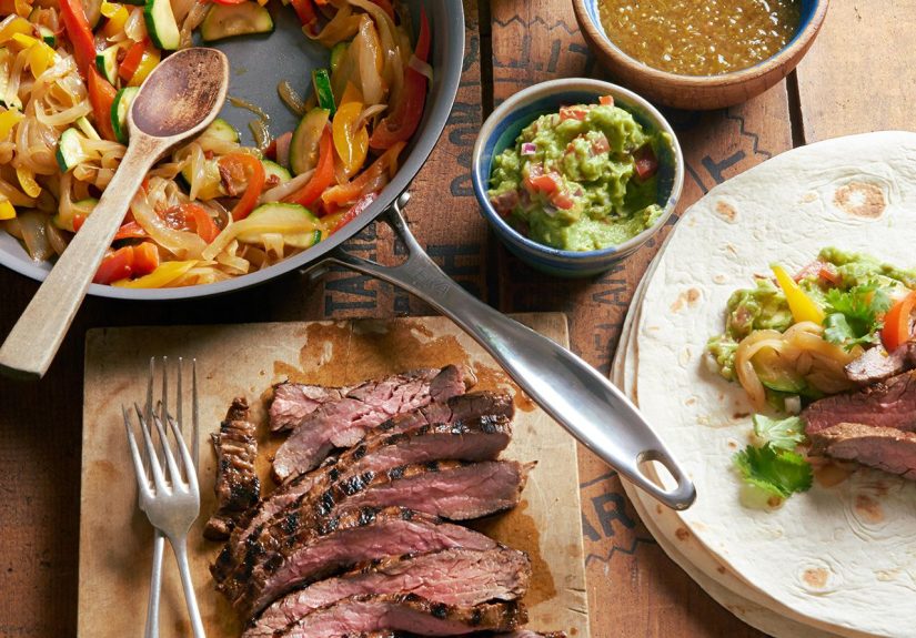 Steak Fajita Burritos Recipe