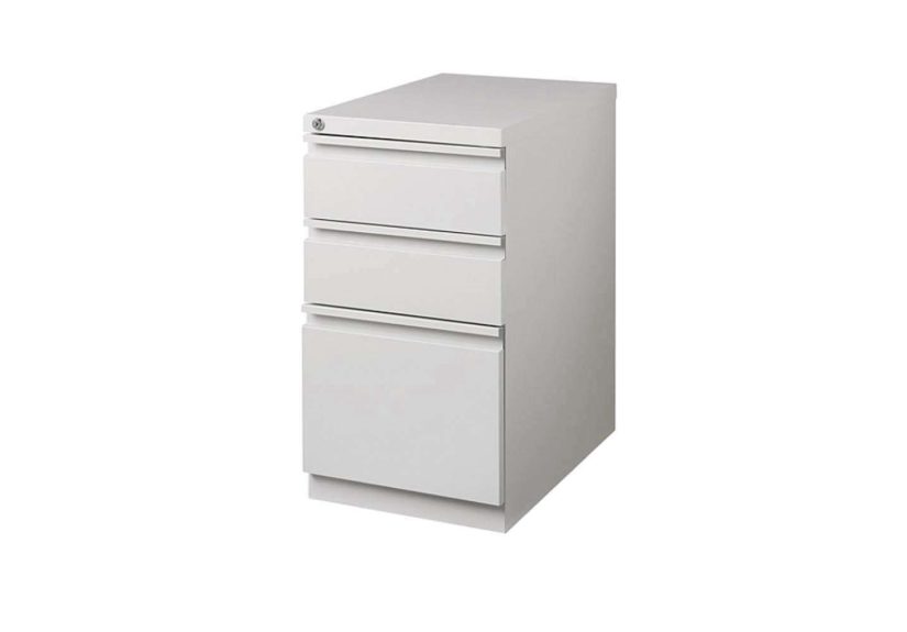 WorkPro 20 in. D 3-Drawer Vertical Mobile Pedestal File Cabinet