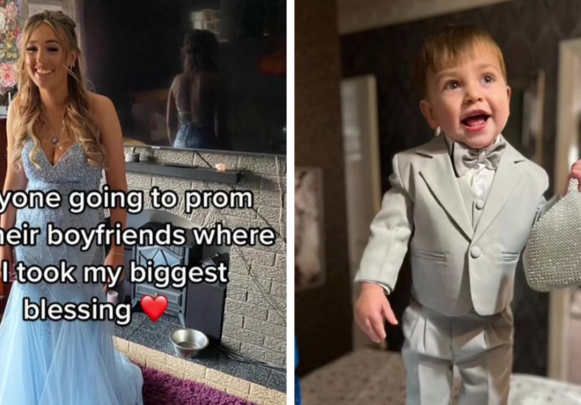 16-Year-Old Mom Goes Viral After Taking Her Toddler To Prom As Her Date