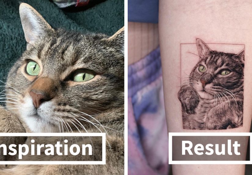 30 Astonishingly Realistic Pet Tattoos By Yeono