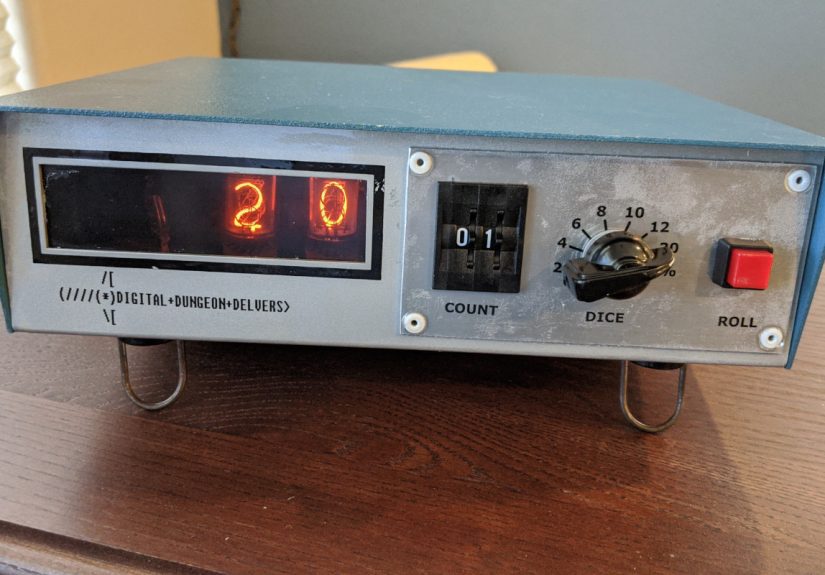 ’75 Nixie Multimeter As Digital Dice