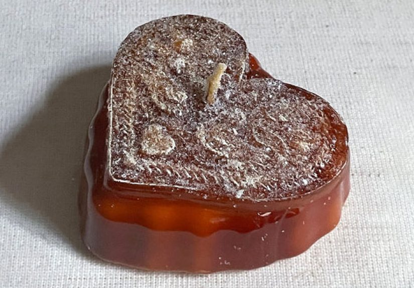 Biscotto Nordivo Candied Nordic Heart Cake Candle