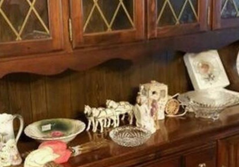 Circa 70's Pine Dining Room Hutch Gets a New Lease on Life