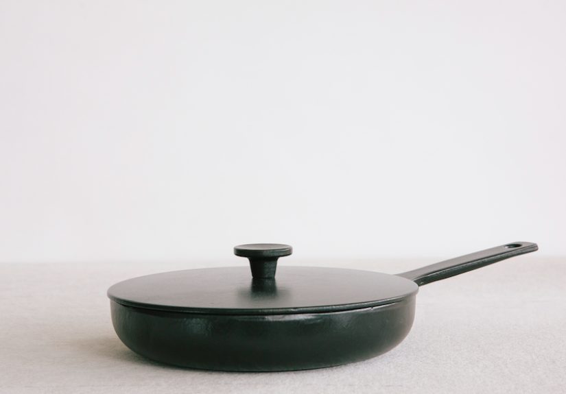 Enameled Cast Iron Frying Pan