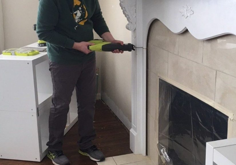 How to Build DIY Built In Shelves Around Our Fireplace