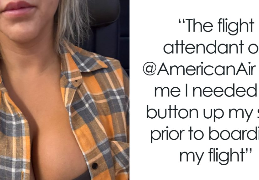 Model Slams Flight Attendant Who Forced Her To Button Up, Claims Big Breasts Discrimination