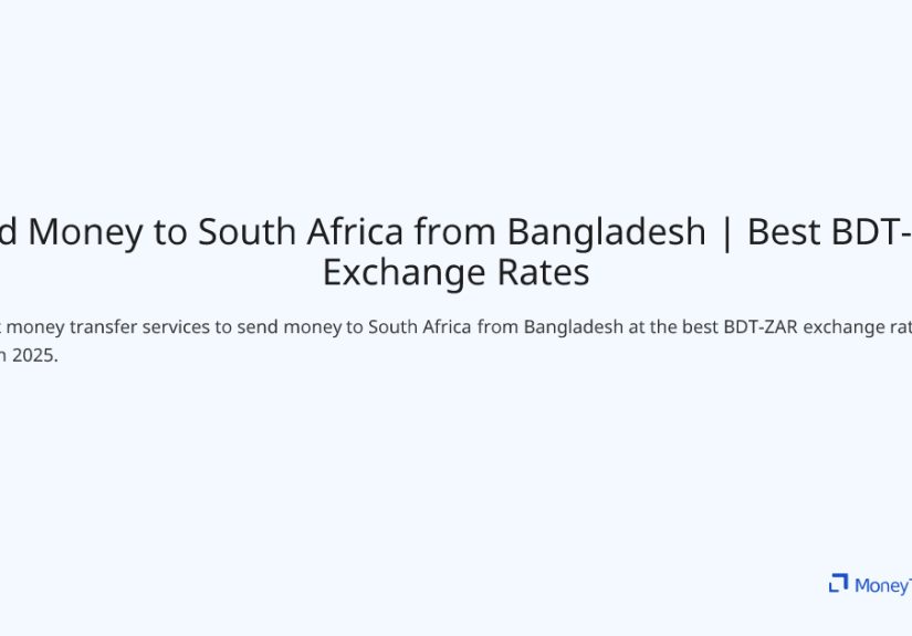 Send Money to South Africa from Bangladesh