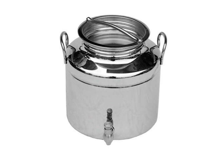 Stainless Steel Fusti, 5 Liters