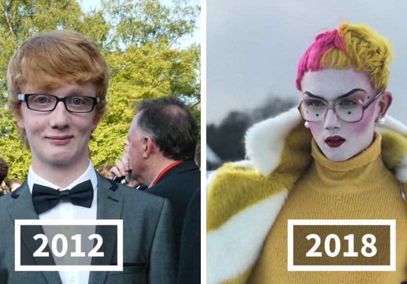 77 Incredible #2012vs2018 Transformations Prove People Can Become Totally Unrecognizable In Just 6 Years