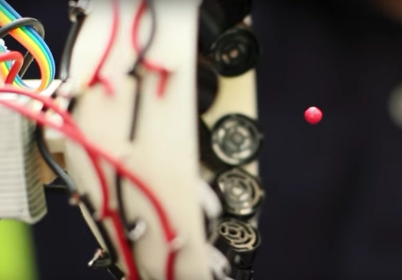 Acoustic Levitation With A Twist