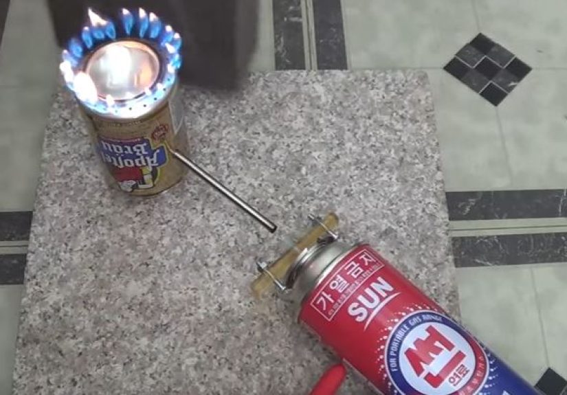 Cheap And Easy Emergency Butane Stove