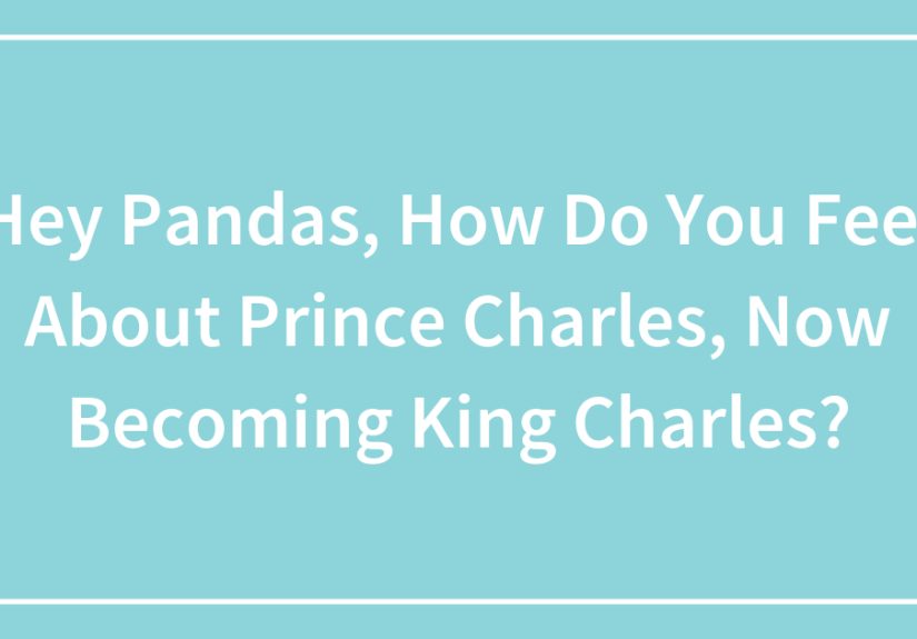 Hey Pandas, How Do You Feel About Prince Charles, Now Becoming King Charles?