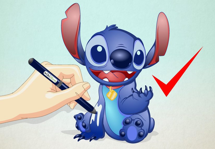 How to Draw Stitch from Lilo and Stitch: 7 Steps