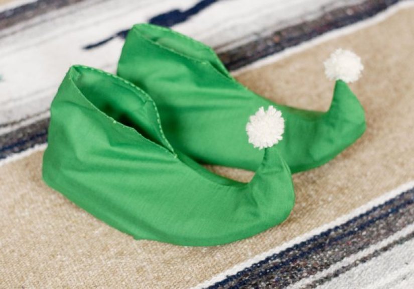 How to Make Elf Shoe Covers